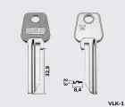 VLK2R Silca заготовка ключа англійський профіль