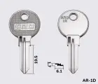 ARG1R Silca заготовка ключа англійський профіль