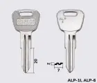 ALP4 Silca заготовка ключа англійський профіль