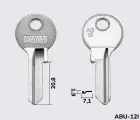 AB13 Silca заготовка ключа англійський профіль