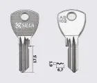 AB102 Silca заготовка ключа английский профиль