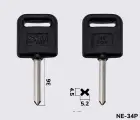NE70P Silca заготовка автомобільного ключа