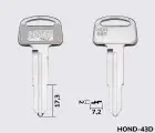 HON64R Silca заготовка автомобільного ключа