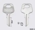 KAM1R Silca заготовка автомобільного ключа