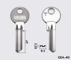 GR3 Silca заготовка ключа англійський профіль