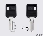 VAC102DP Silca заготовка автомобільного ключа