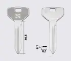 CY23 Silca заготовка автомобільного ключа