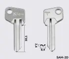 SMA1 Silca заготовка ключа англійський профіль