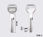 NSN19 Silca заготовка автомобільного ключа