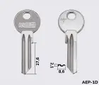 AEP1 заготовка ключа английский профиль
