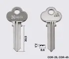 CB29R Silca заготовка ключа англійський профіль