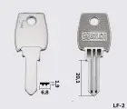 LF2 Silca заготовка ключа англійський профіль