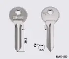 KLE7X заготовка ключа англійський профіль