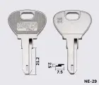 NE54 Silca заготовка автомобільного ключа