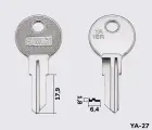 YA18R Silca заготовка ключа англійський профіль