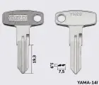 YH23 Silca заготовка автомобільного ключа