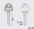 KLG2R Silca заготовка ключа англійський профіль