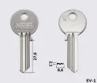 EV10 Silca заготовка ключа англійський профіль