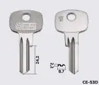 CE41 Silca заготовка ключа англійський профіль