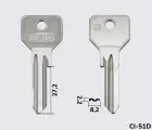 CS119 Silca заготовка ключа англійський профіль