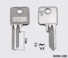 DM16 Silca заготовка ключа англійський профіль