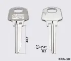 KMT1 Silca заготовка ключа англійський профіль