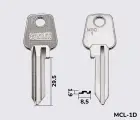 MSC1 Silca заготовка ключа англійський профіль