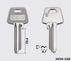 MC12 Silca заготовка ключа англійський профіль