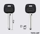 TOY47BP (латунь) Silca заготовка автомобільного ключа