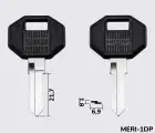 MRT1RP (латунь) заготовка автомобільного ключа