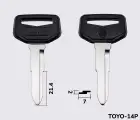 TOY4RBP Silca заготовка автомобильного ключа