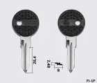 GT10CP Silca заготовка автомобільного ключа