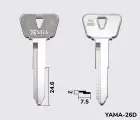 YH35R Silca заготовка автомобільного ключа