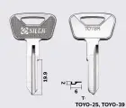 TOY3R Silca заготовка автомобільного ключа