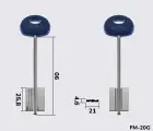 5FI23P Silca заготовка ключа бородкова