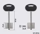5MT7BP Silca заготовка ключа бородкова