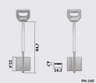 5FI21 Silca заготовка ключа бородкова