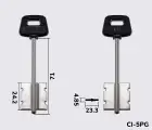 5CS10P Silca заготовка ключа бородкова