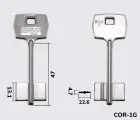 5CB1 Silca заготовка ключа бородкова