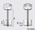 5DVN10F Silca заготовка ключа бородкова