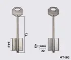 5MT9 Silca заготовка ключа бородкова