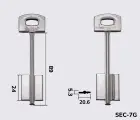 5SCM8 Silca заготовка ключа бородкова