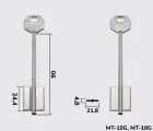 MTNC Silca заготовка ключа бородкова