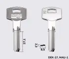 DK6X Silca заготовка лункового ключа