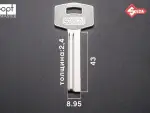 MGN1R Silca заготовка лункового ключа
