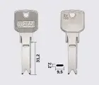 EV106 Silca заготовка лункового ключа
