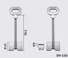 5DVN15 Silca заготовка ключа бородкова