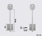 5DVN4 Silca заготовка ключа бородкова