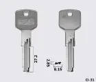 CS139 Silca заготовка лункового ключа