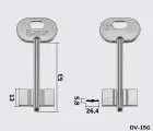5DVN23 Silca (Берет) заготовка ключа бородкова